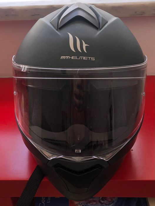 Capacete Modular MT Genesis SV Solid A6 - Verde Mate