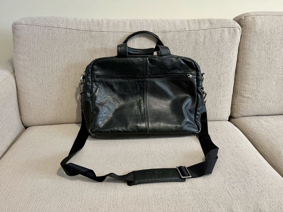 Mala portátil homem Camel em pele genuina em bom estado