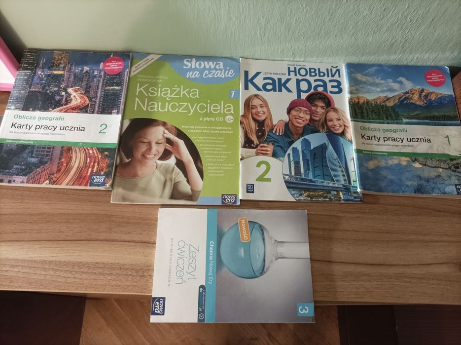 Książki do liceum technikum w dobrym stanie