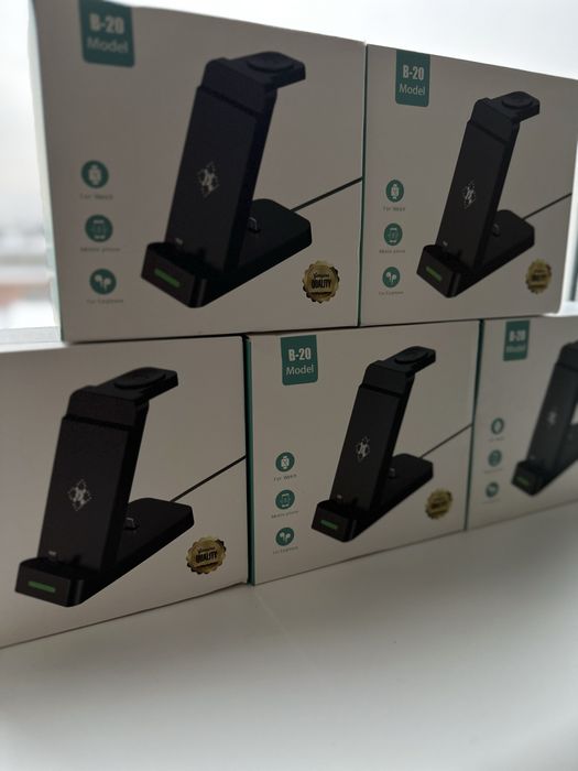 Бездротовий зарядний пристрій 3 в 1