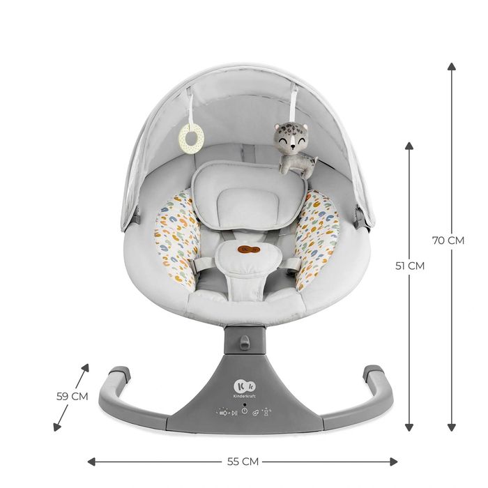 Espreguiçadeira bébé Kinderkraft LUMI 2