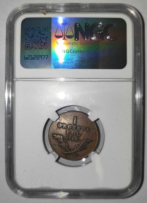 Moneta w gradingu: 1 grosz 1794, Galicja i Lodomeria, NGC VF 30 BN
