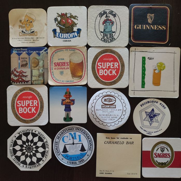 Lote de bases para copos