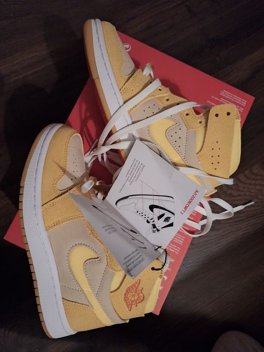 Nowe Nike Air Jordan 1 zoom CMFT 2 sunshine(35,5)