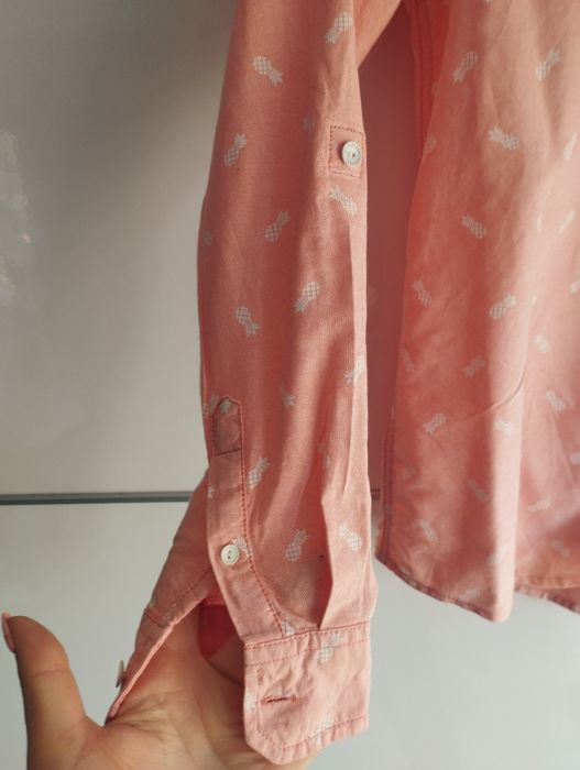 Koszula chłopięca Reserved 152 ananasy morela