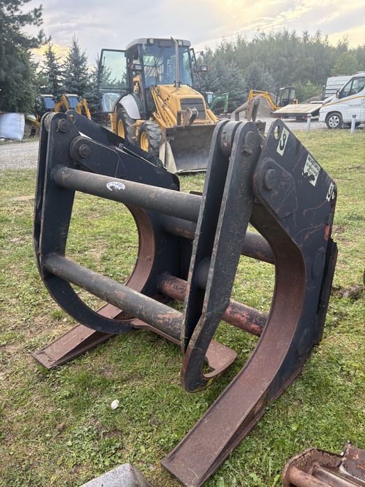 Chwytak do drewna do ladowarki przegubowej teleskopowej merlo manitou caterpillar jcb komatsu