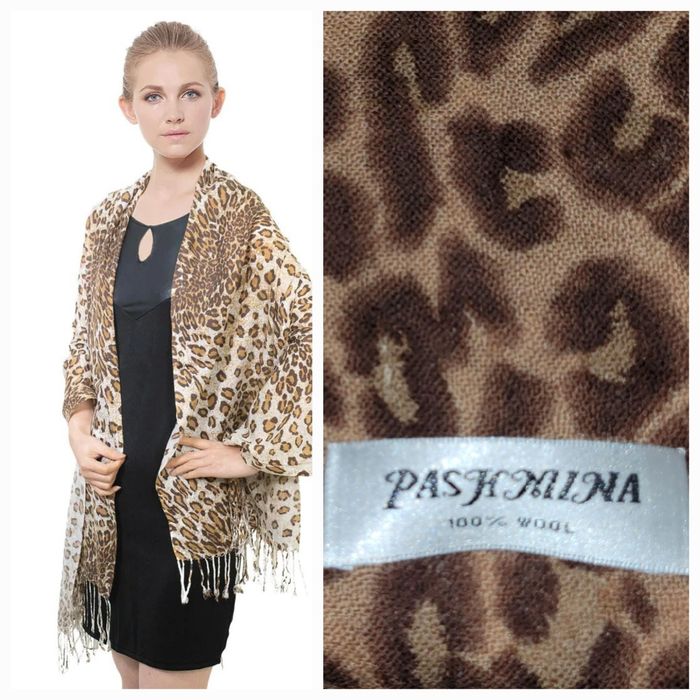 Палантін PASHMINA 100% вовна