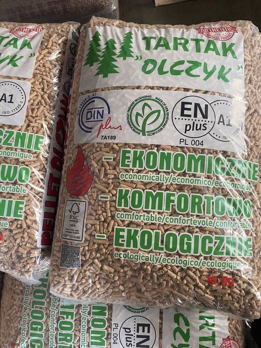 Pellet drzewny TARSKOL 6mm wysoka jakość