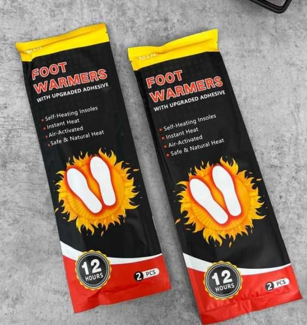 Устілки хімічні з підігрівом, одноразові, розмір 40-43 FOOT WARMERS.