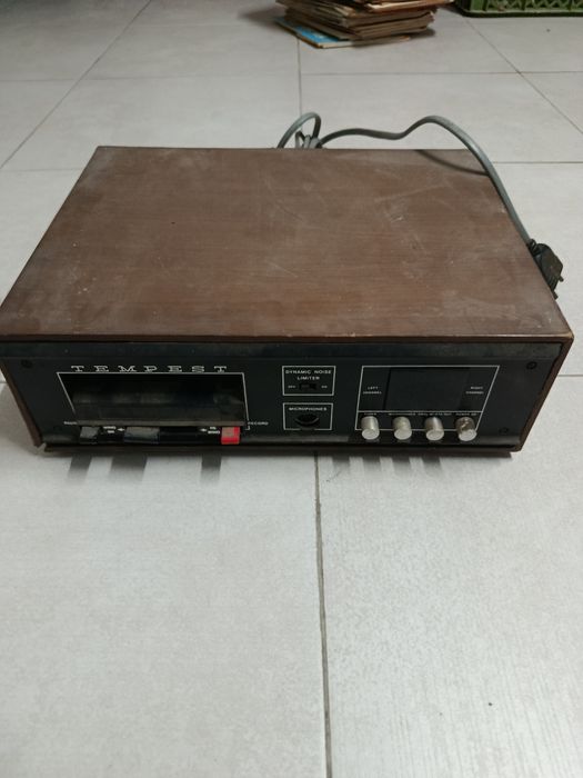 Gravador Antigo cassetes