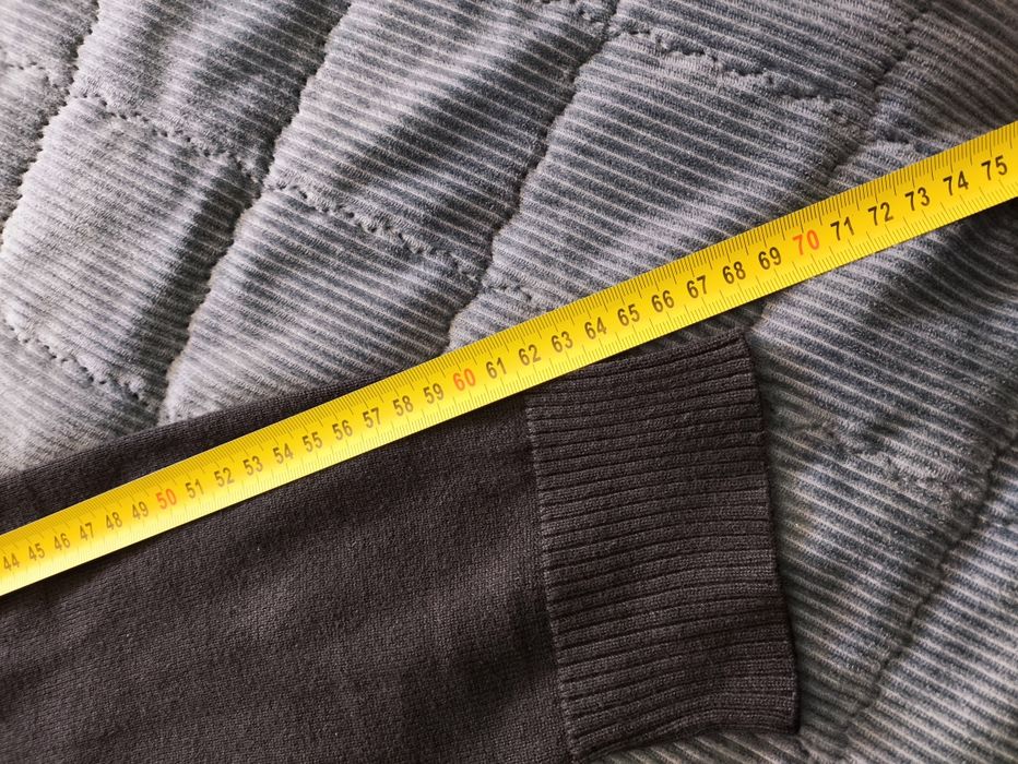 Kardigan sweter L czarny/fiolet