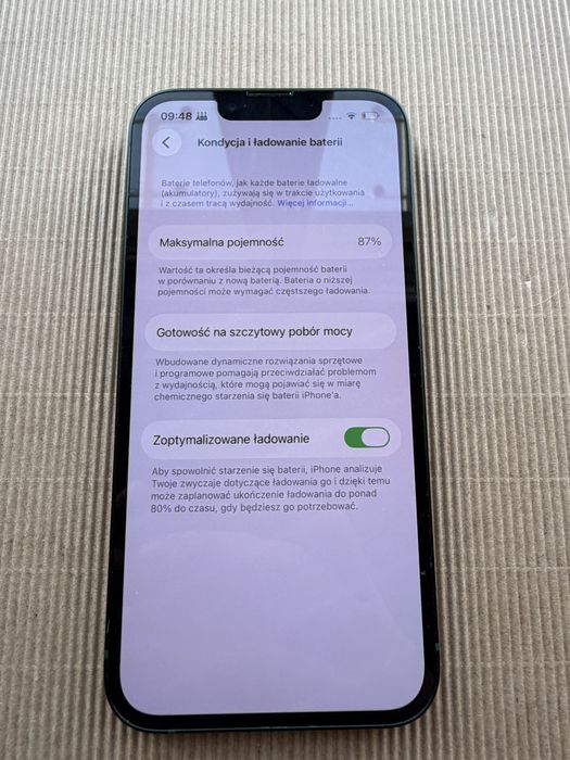 Iphone 13 128GB zielony - bardzo dobry stan