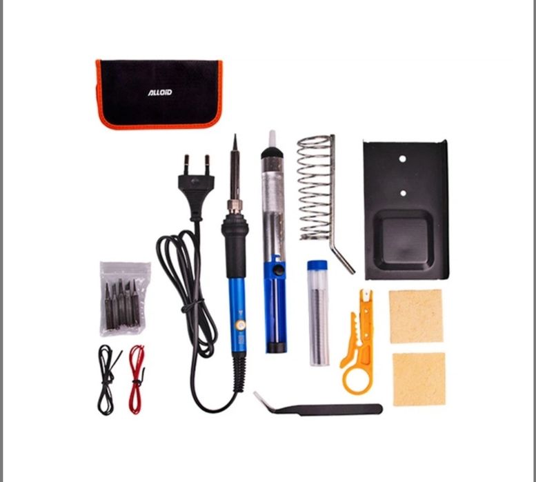 Паяльний набір Alloid, 15 предметів, 60 Вт.