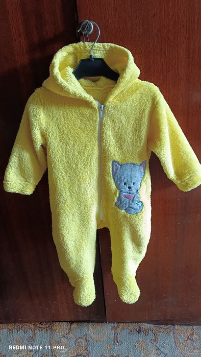 Детский комбинезон махровый, 6-9 мес.
