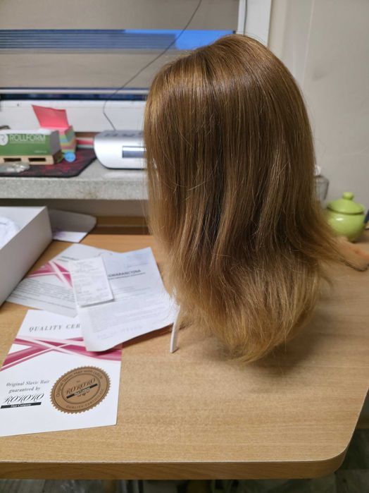 Peruka naturalna firmy Rokoko potwierdzenie orgynialnosci