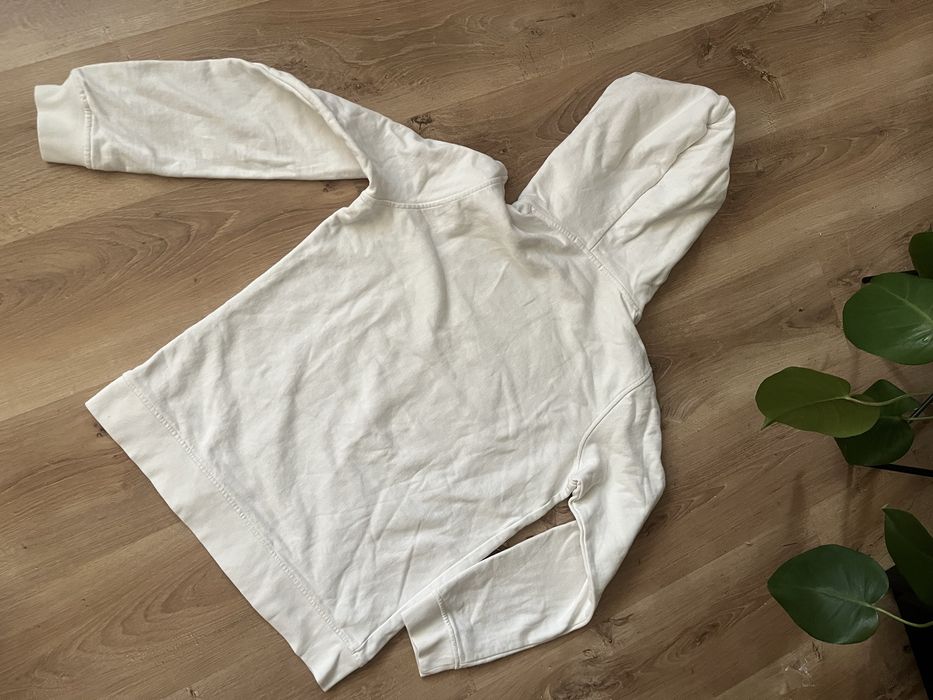 Bluza Louis Vuitton z kapturem biała kremowa