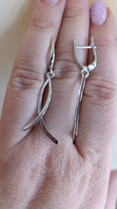 Сережки срібні англійська застібка