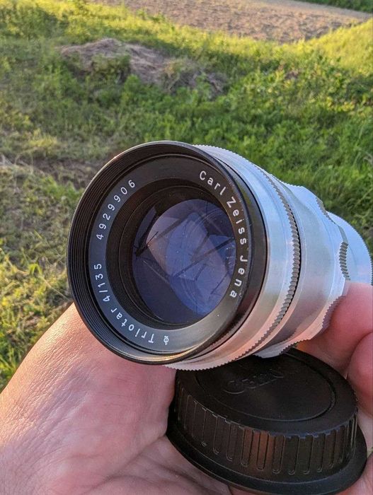Carl Zeiss Jena Triotar 135/4  байонет Canon EF / Об'єктив / Боке