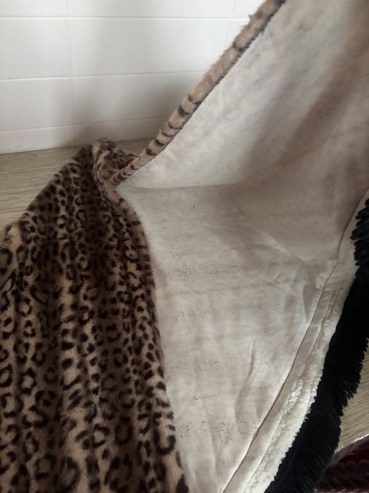Xaile/cachecol com estampado de leopardo