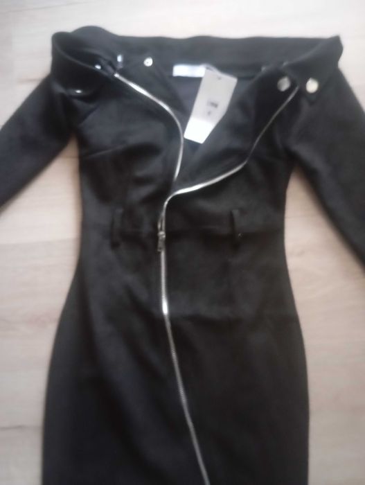 Tunika/sukienka czarna rozmiar XS nowa