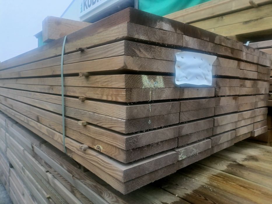 Deska 35x220 L- 4,2m suszona, strugana, impregnowana