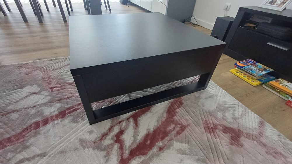 Mesa de centro sala quadrada 80x80