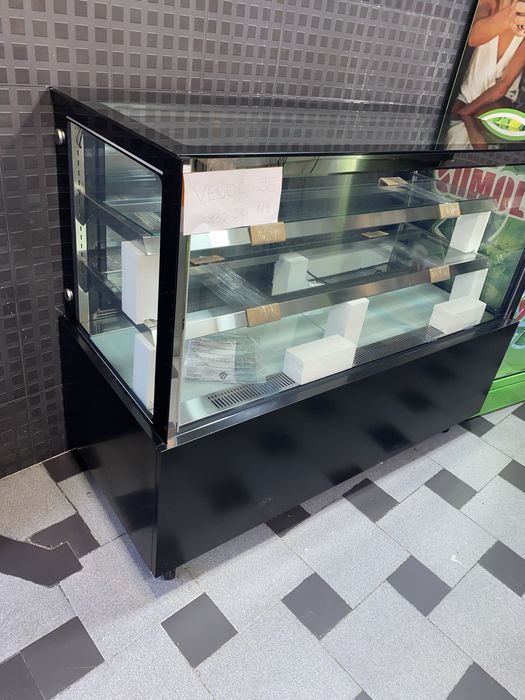 Montra Refrigerada / Vitrine Expositora Nova (1,55m x 60cm) - Pastelaria / Charcutaria