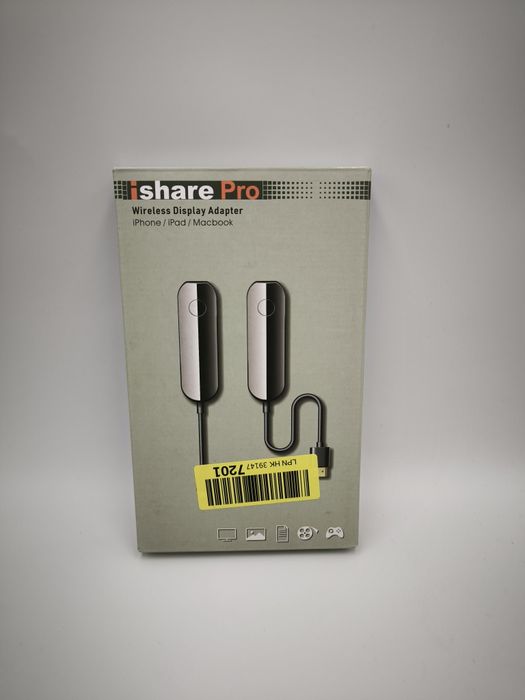 ISharepro bezprzewodowy nadajnik i odbiornik adapter USB-C HDMI do iPhone'a Ipada macbook