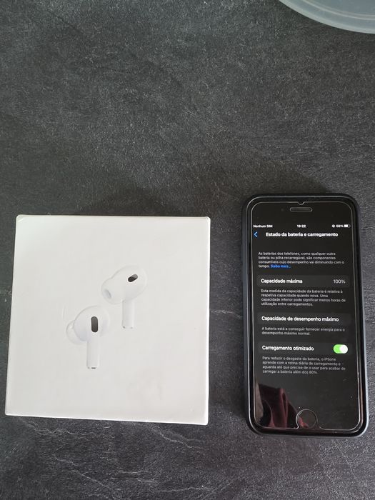 iPhone 8 256GB + AirPods Pro 2 | Bateria 100 %