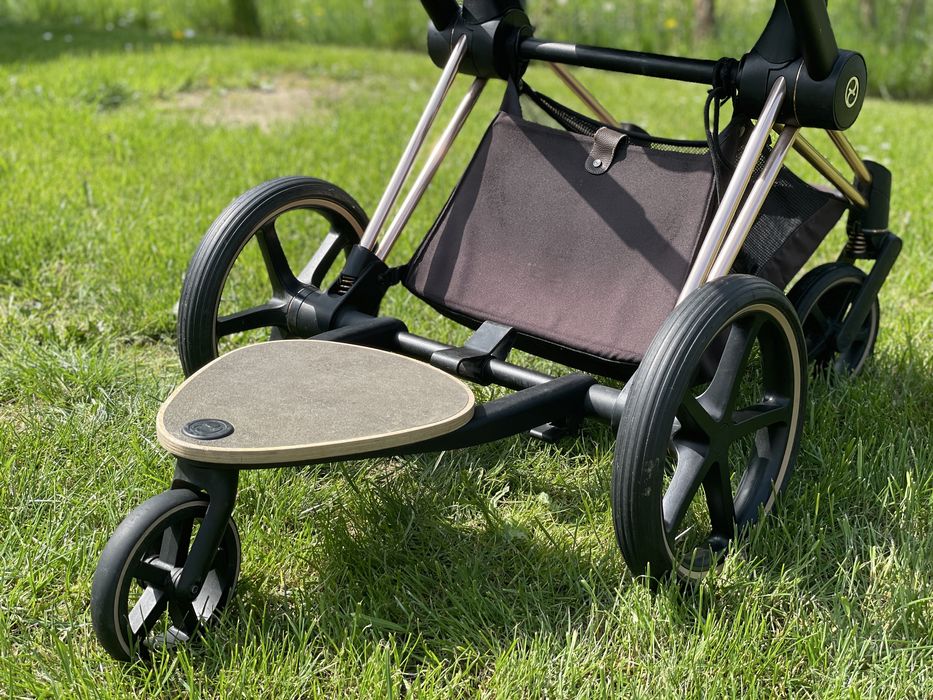 Cybex Priam 2.0 Rose gold spacerówka i kid board