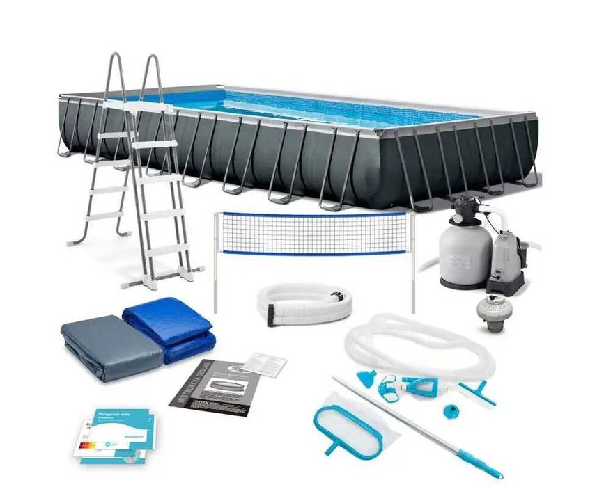 Бассейн каркасный Intex 26378, 975 х 488 х 132 см ULTRA FRAME POOL