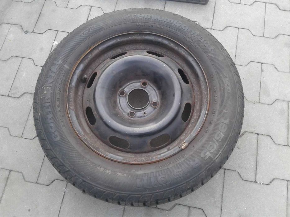 Felga 15 Koło 4x108 Peugeot 206 307 ET27 4x100 Dojazdówka Zapas Opona