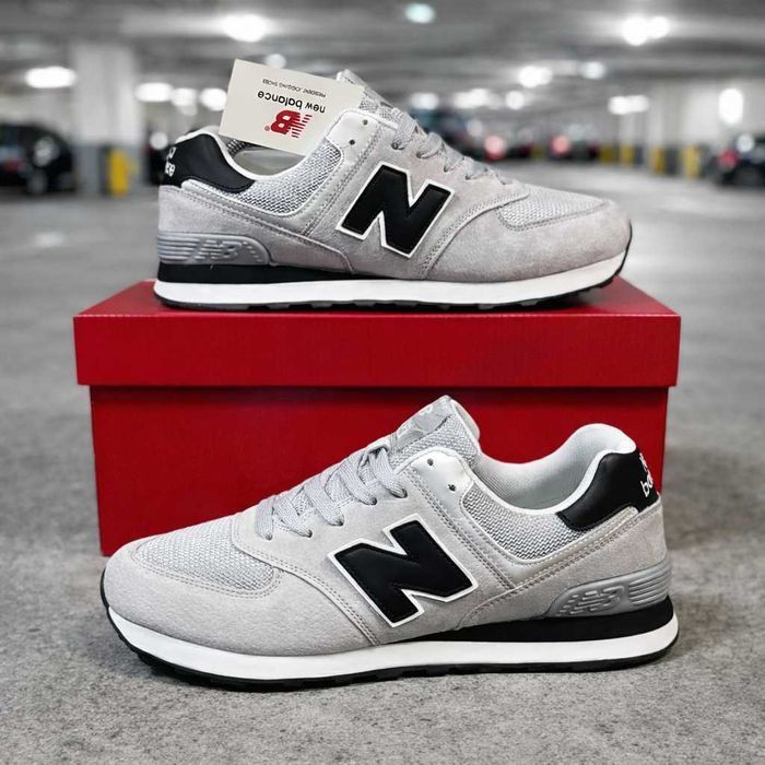 (2231) Кросівки New Balance 574 сірі (41-45) NB nb нб ню беленс