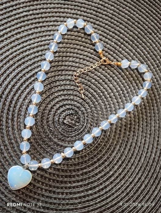 Naszyjnik etiopski opal