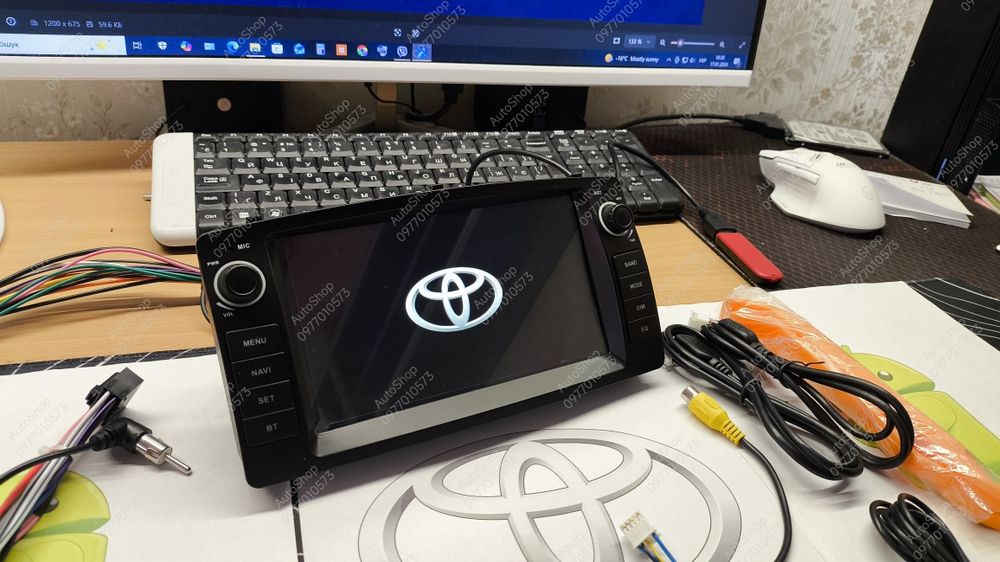 Магнітола Toyota Corolla E120 2000-2006 Android