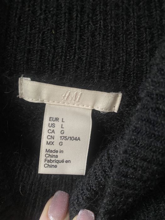 Светр ,свитер H&M premium selection мохер L