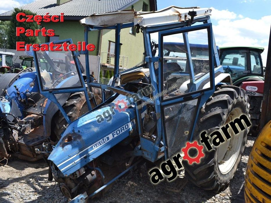 Ford 6600 części, skrzynia biegów, silnik, most