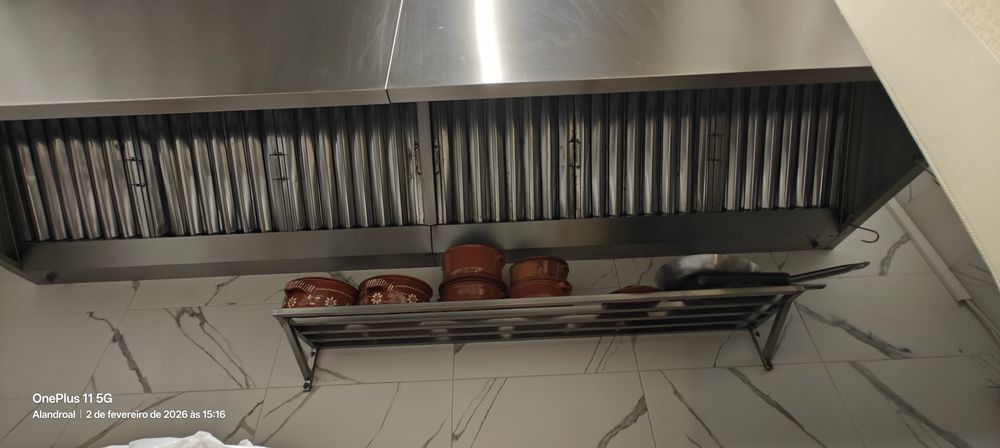 Extrator de fumos  3 metros