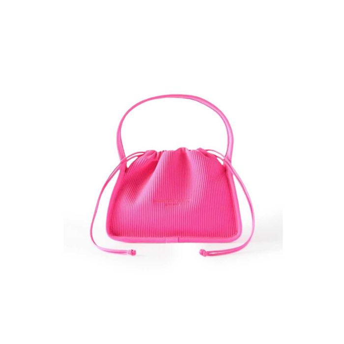 Сумка Alexander Wang Small Ryan Ribbed-Knit Tote Bag Pink