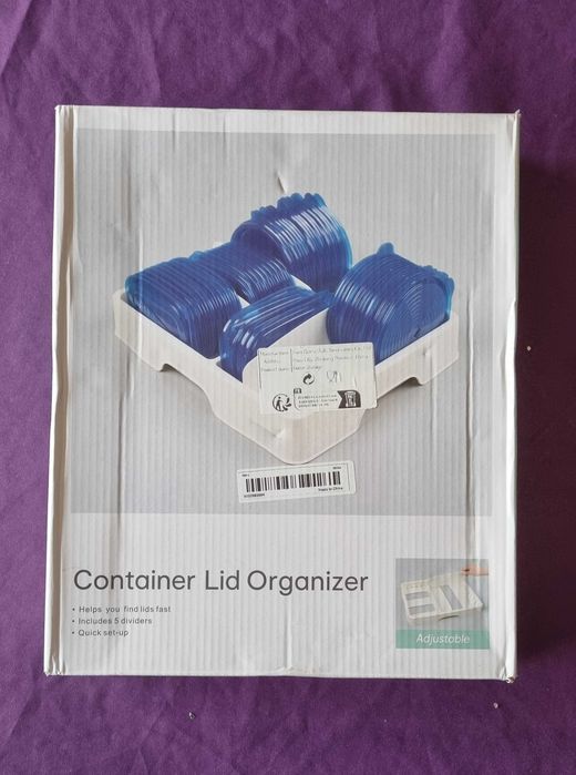 Organizador de Tampas Ajustável