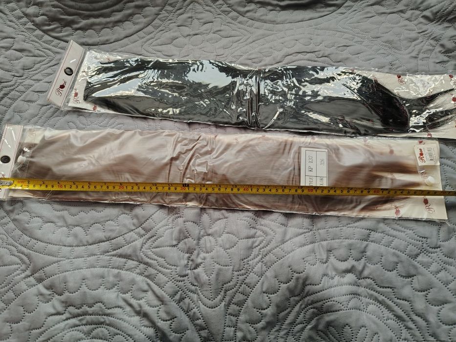 Doczepy | włosy syntetyczne długość 67/69cm (kolor brązowy lub czarny)
