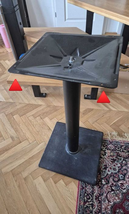 Stabilna noga do stołu na balkon działkę ogródek