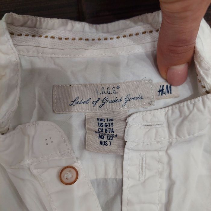 Рубашка H&M 6-7р.