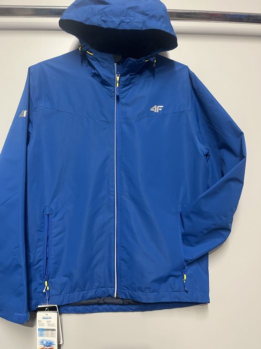 Kurtka męska 4F, przeciwdeszczowa, niebieska XL