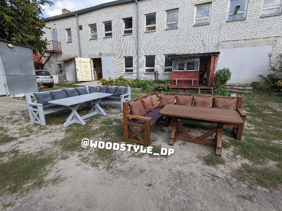 Садовая мебель.  Стол.  Лавки.  Уголок.  Садові комплекти . Стіл.