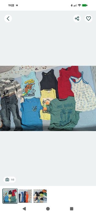 Ubranka dziecięce, piżamy 98/104 – zestaw – stan dobry