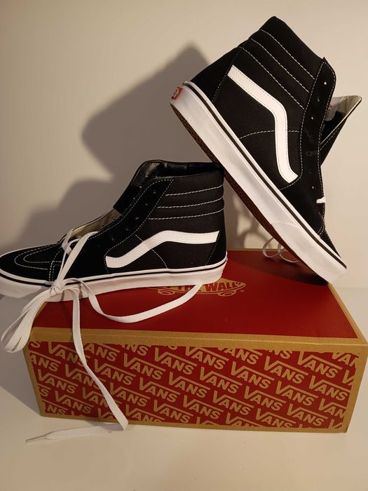 Vans trampki męskie uniseks Sk8-Hi R.44 wkładka 27,8cm ORYGINALNE