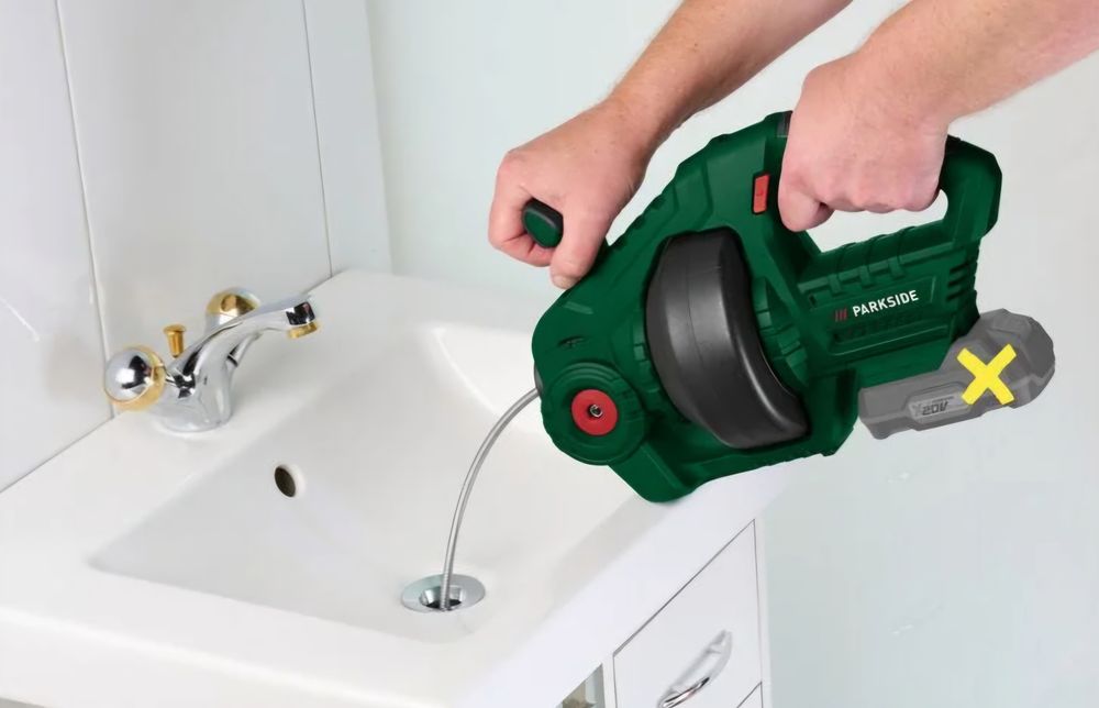 Desentupidor de ralos recarregável 20V parkside
