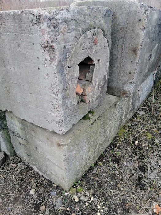 Продам бетонные блоки 400х74х74см