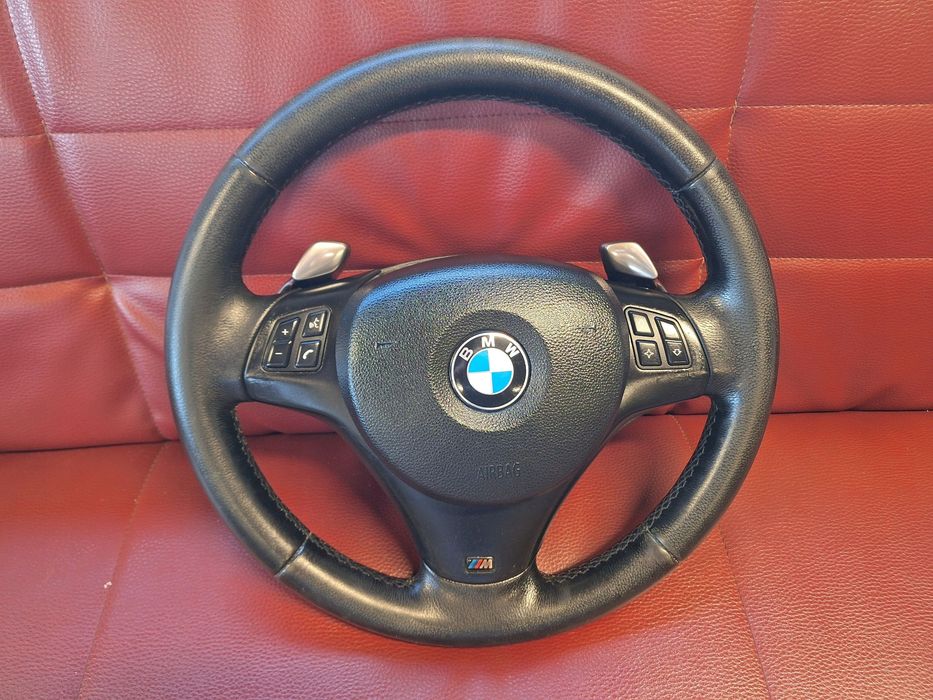bmw 1 3 e87 e82 e90 e91 e92 kierownica poduszka m-pakiet łopatki automat